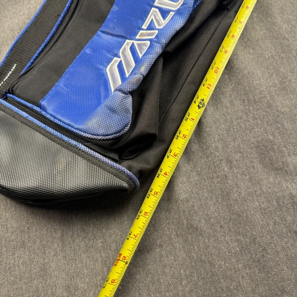 Mizuno Scratch Sac Golf Carry Bag Black Blue Lightweight Sunday Bag